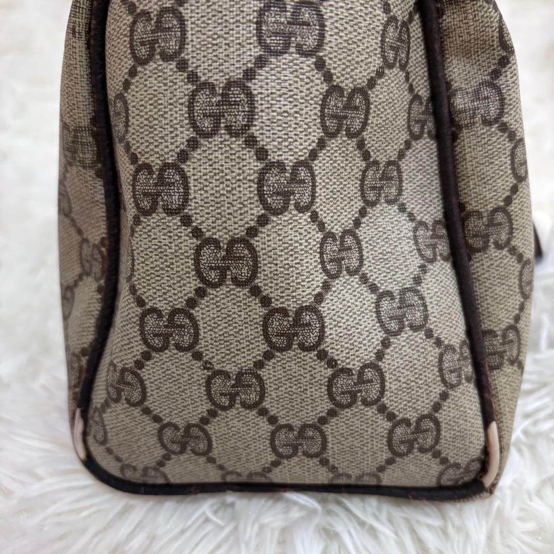 【GUCCI オールドグッチ】ミニボストン GG柄 シェリーライン