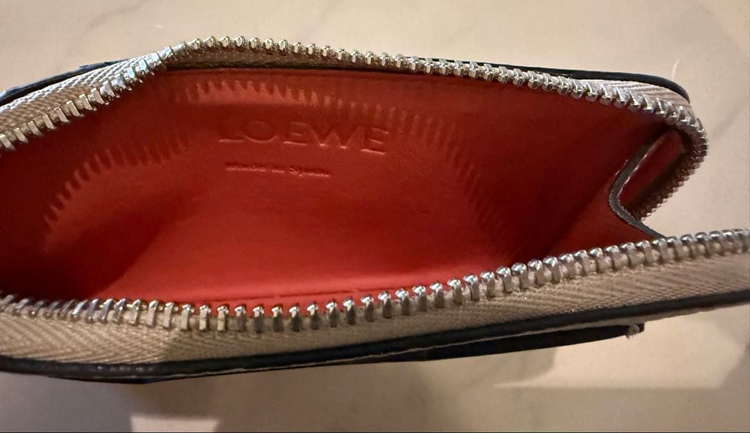 LOEWE レザー ケース グレー・ブラウン