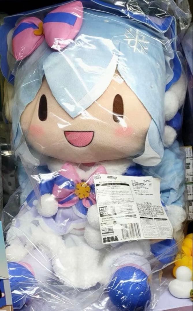 初音ミク 雪ミク 2023 ふわぷち どでかジャンボ ぬいぐるみ