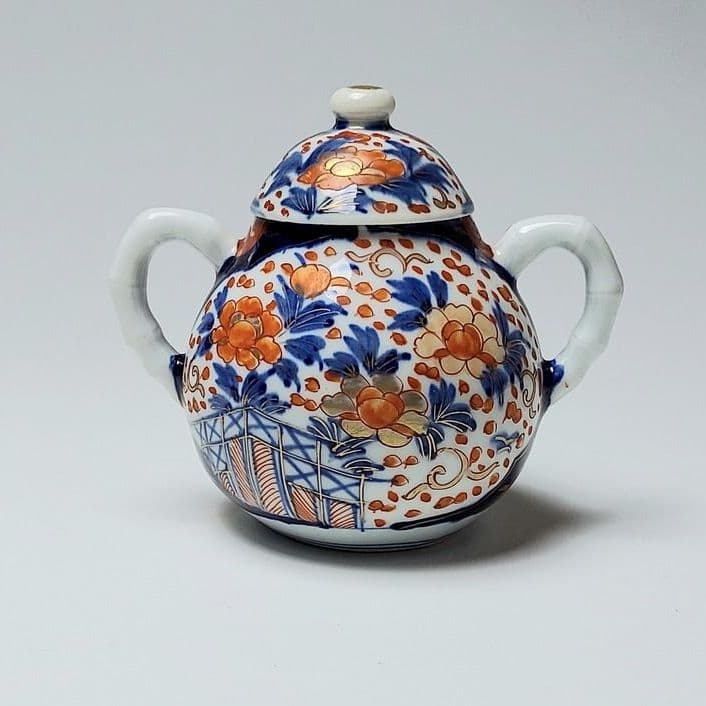 22-342　古伊万里シュガーポット