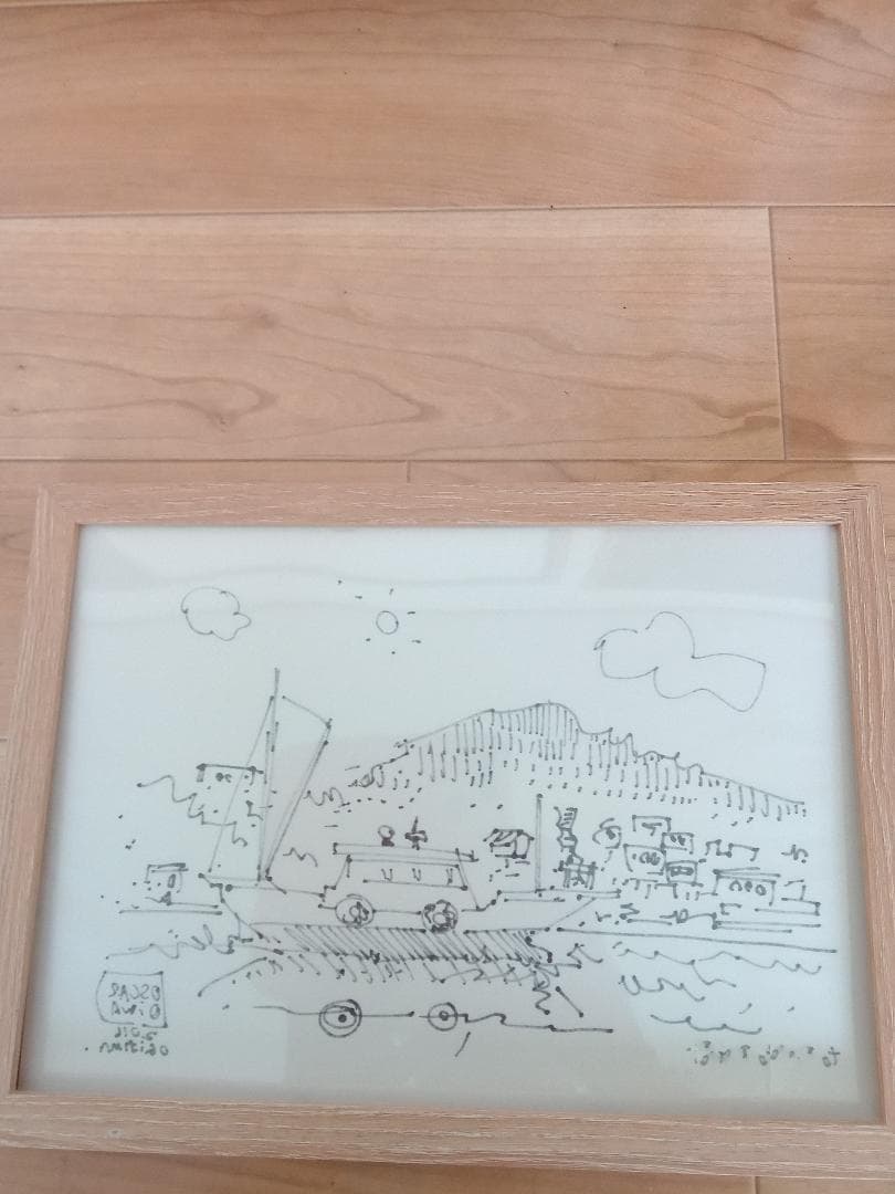 直筆マッキーアート 大岩オスカール Oscar Oiwa 真筆 瀬戸芸