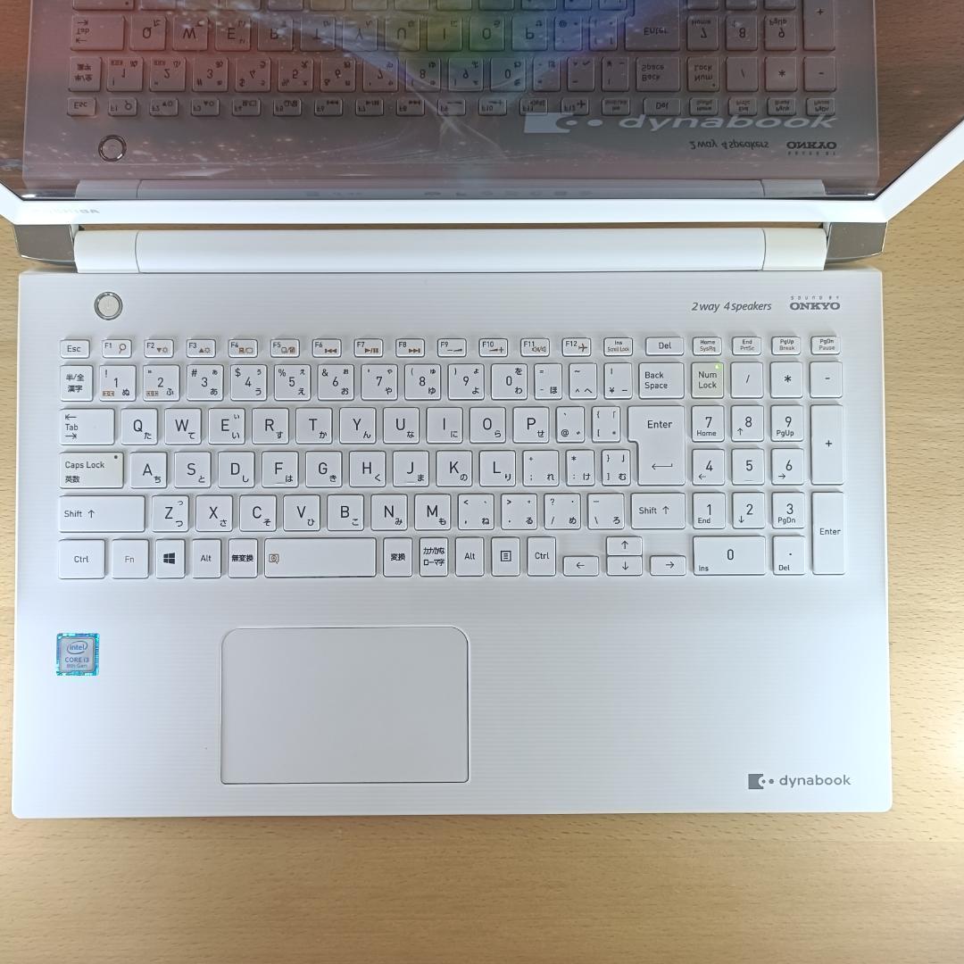 8世代 Corei3 Windows11 SSD メモリ12GB ノートPC 白