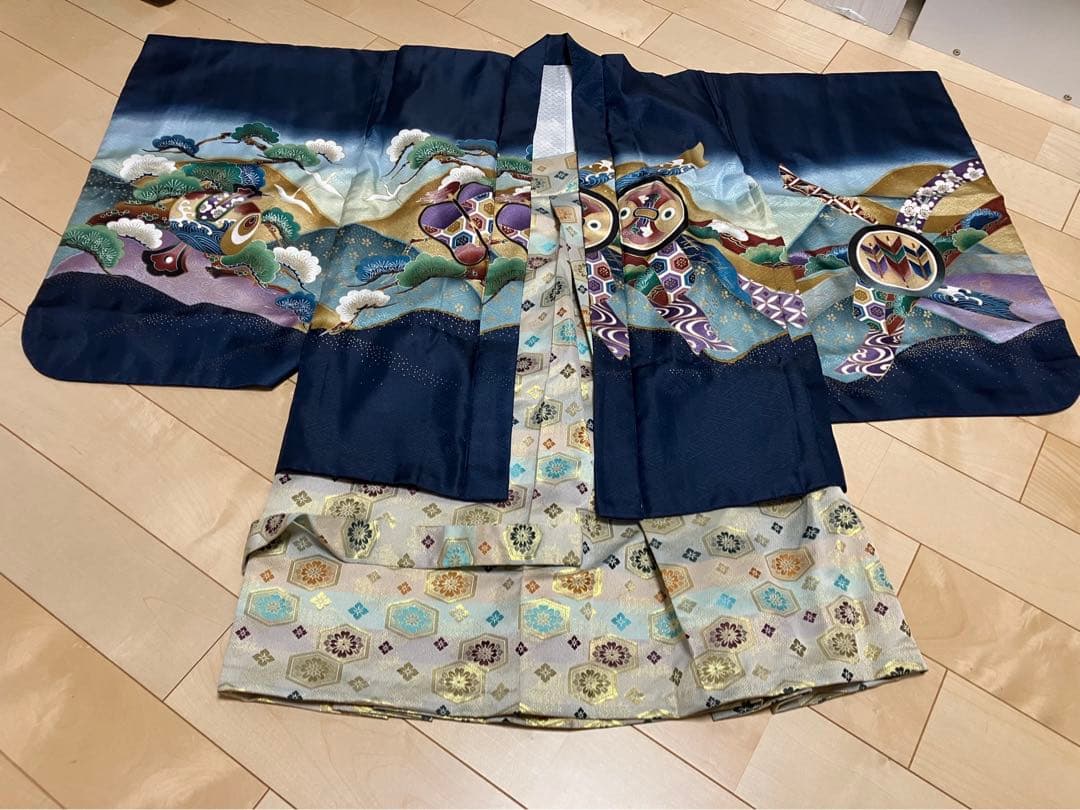 七五三　5歳　五歳　男の子　フルセット　着物　袴