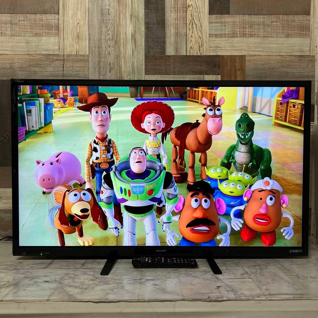 即日受渡❣️全国送料込SHARP 40型液晶テレビ外付けHDD対応裏番組録画