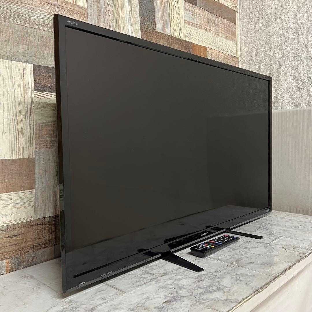 即日受渡❣️全国送料込SHARP 40型液晶テレビ外付けHDD対応裏番組録画