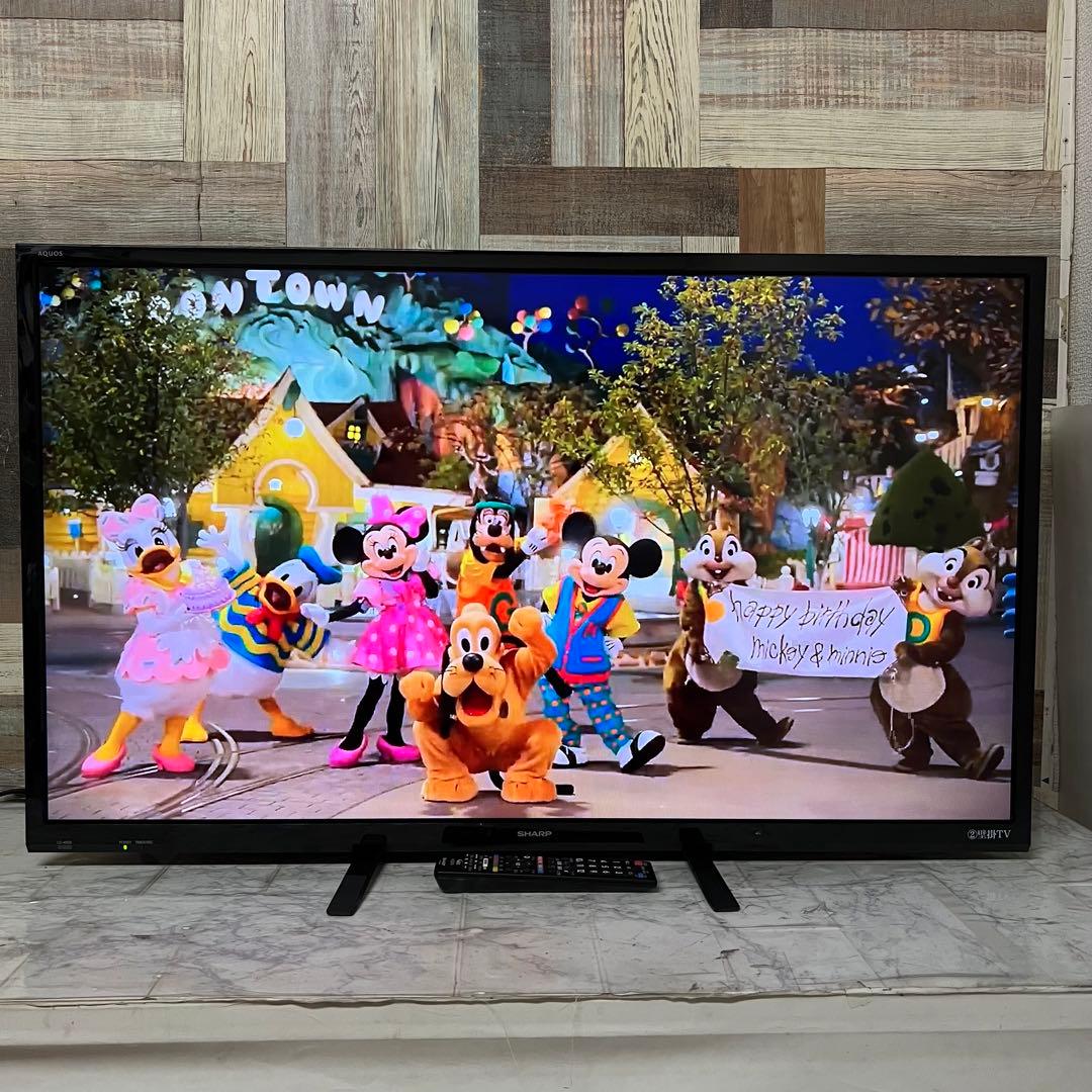 即日受渡❣️全国送料込SHARP 40型液晶テレビ外付けHDD対応裏番組録画