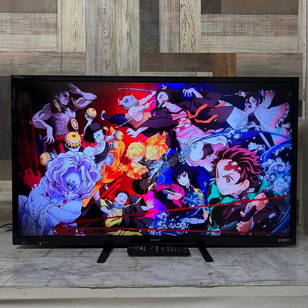 即日受渡❣️全国送料込SHARP 40型液晶テレビ外付けHDD対応裏番組録画