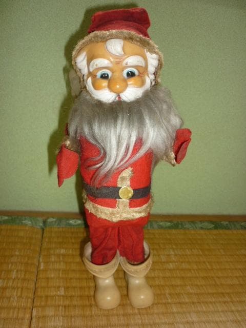 極希少 非売品 昭和10年頃◆森永キャンデーストア 銀座店 店頭用サンタクロース