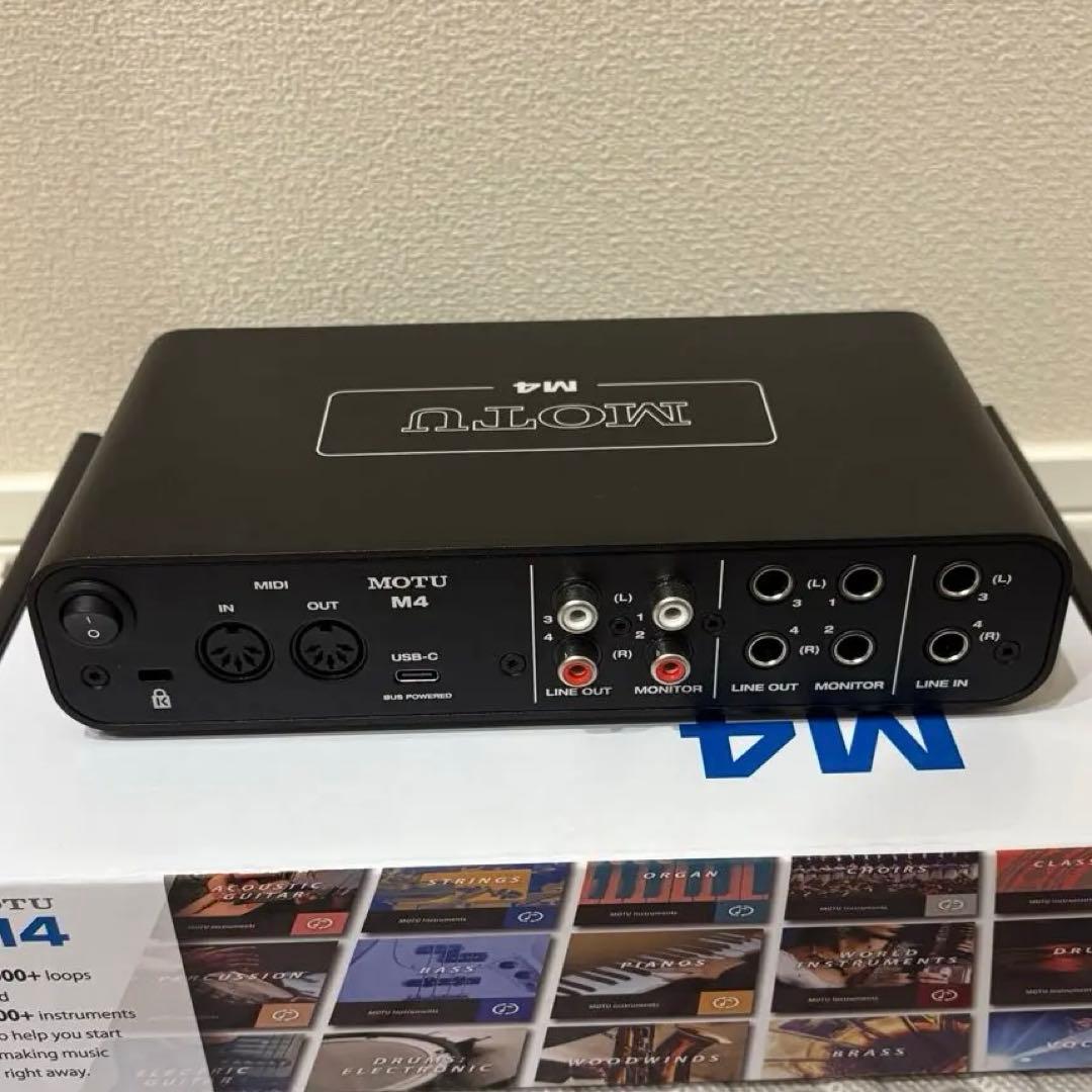 【美品】MOTU M4 高音質オーディオインターフェース ※送料込み