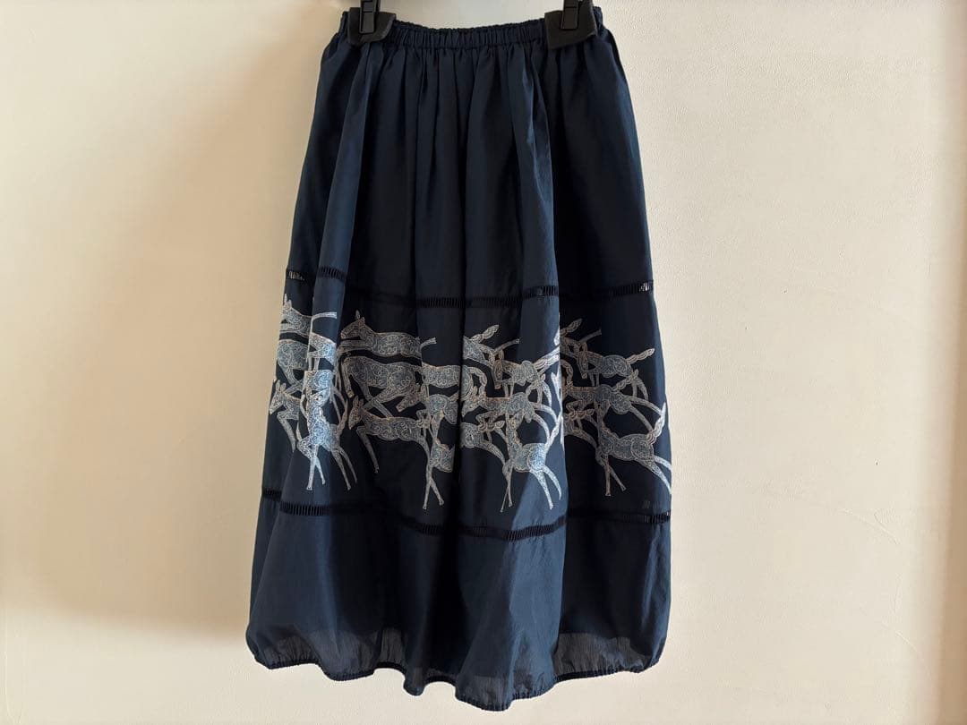 ミナペルホネン　papurikko バルーンスカート