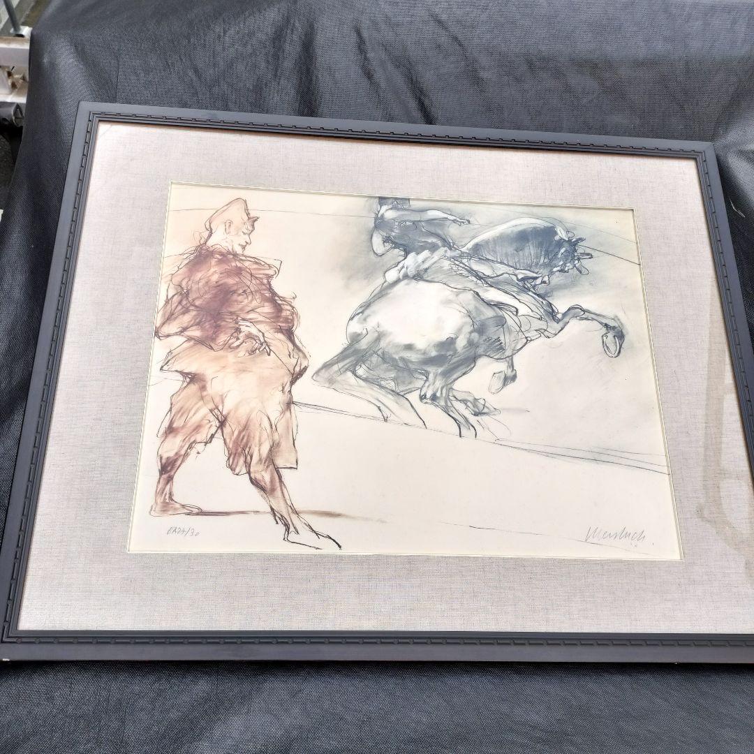 クロード・ワイズバッシュ リトグラフ サーカス フランス人気 作家