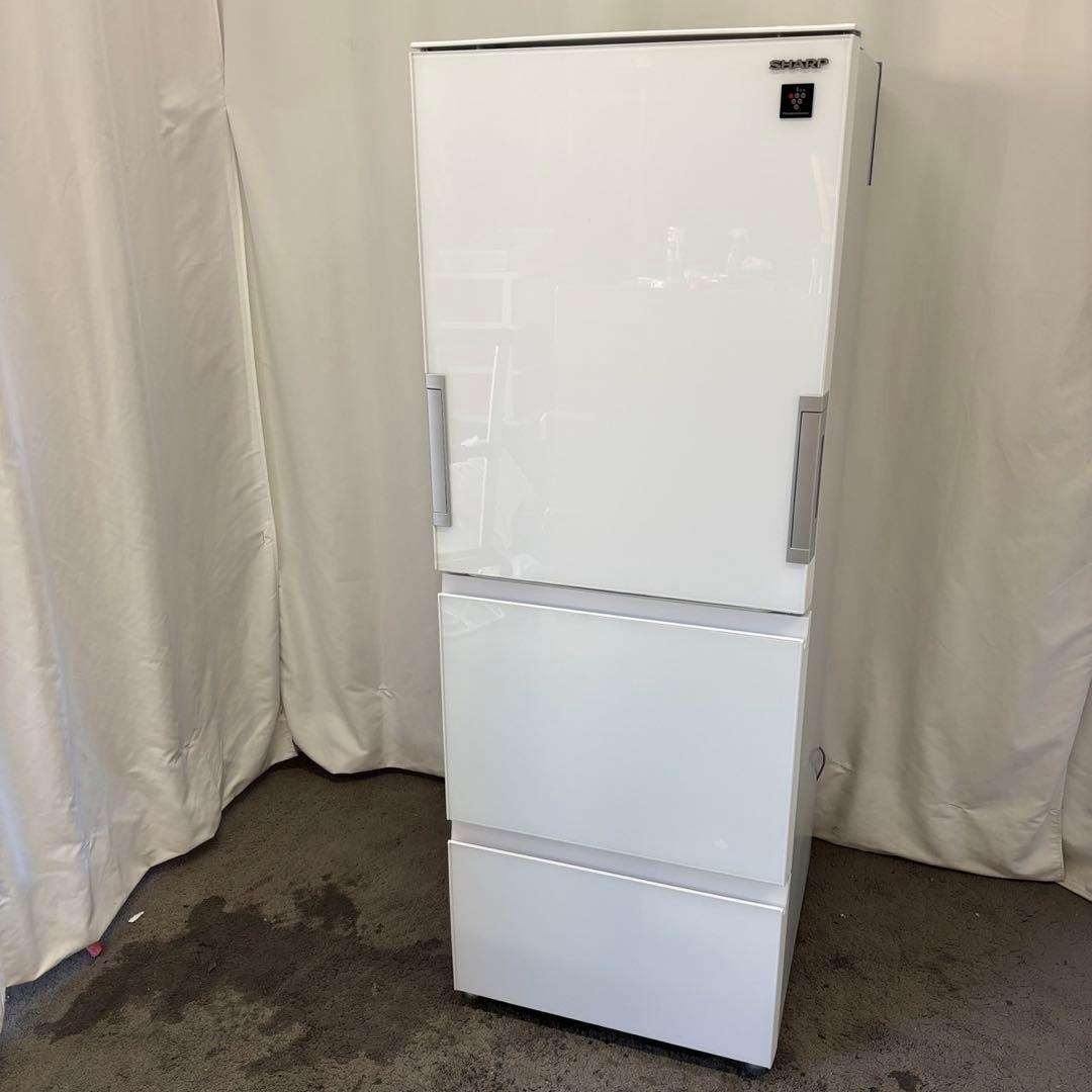 ★31　冷蔵庫　SHARP　大型　300-400ℓ　両開き　安い　設置無料　綺麗