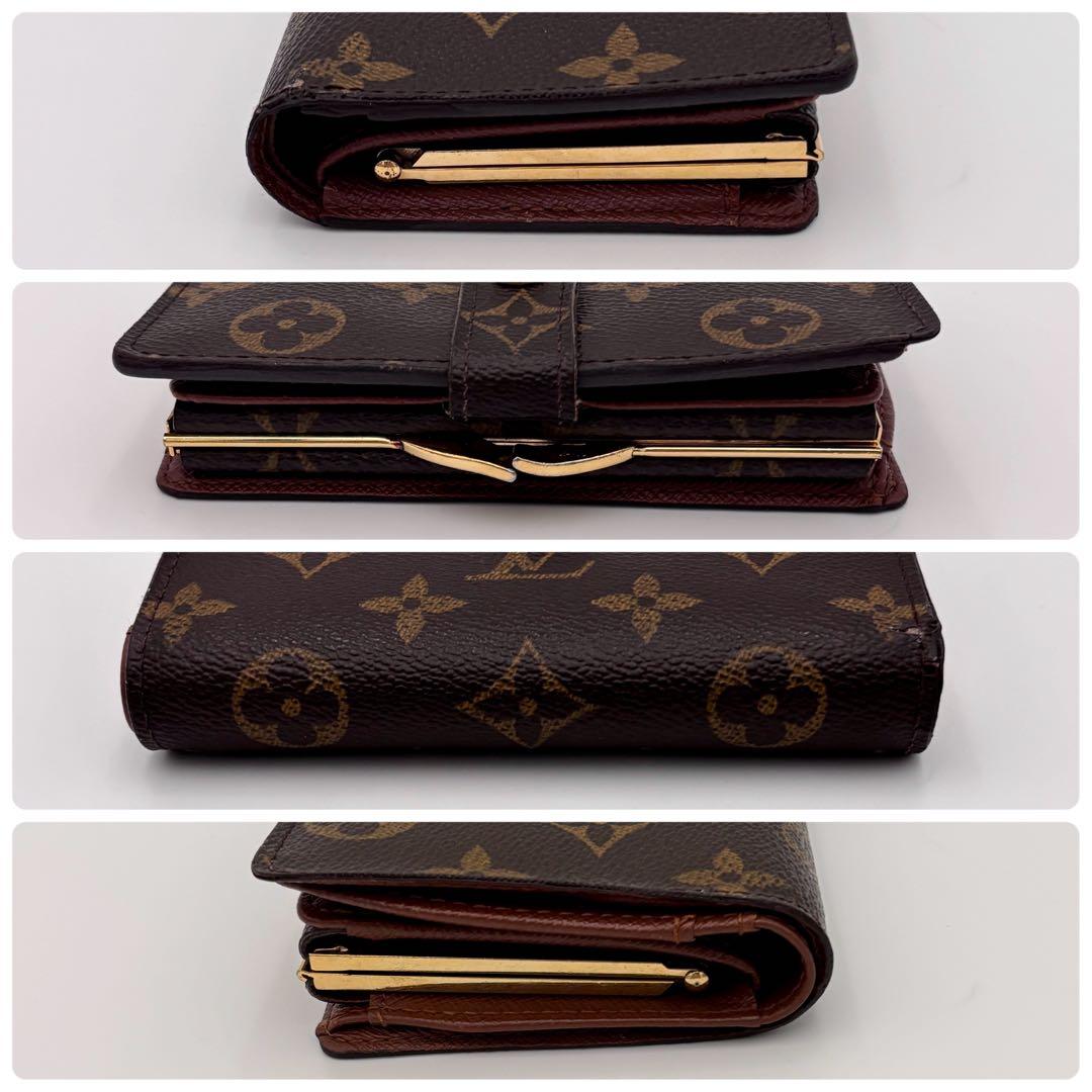 ルイヴィトン　ポルトフォイユ・ヴィエノワ モノグラム　二つ折り財布 がま口