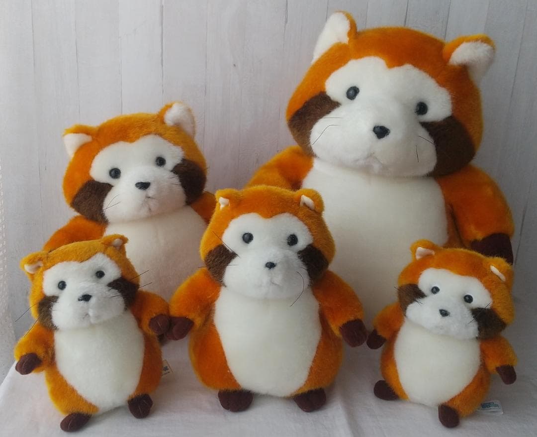 あらいぐまラスカル　ぬいぐるみ　世界名作劇場　レトロ