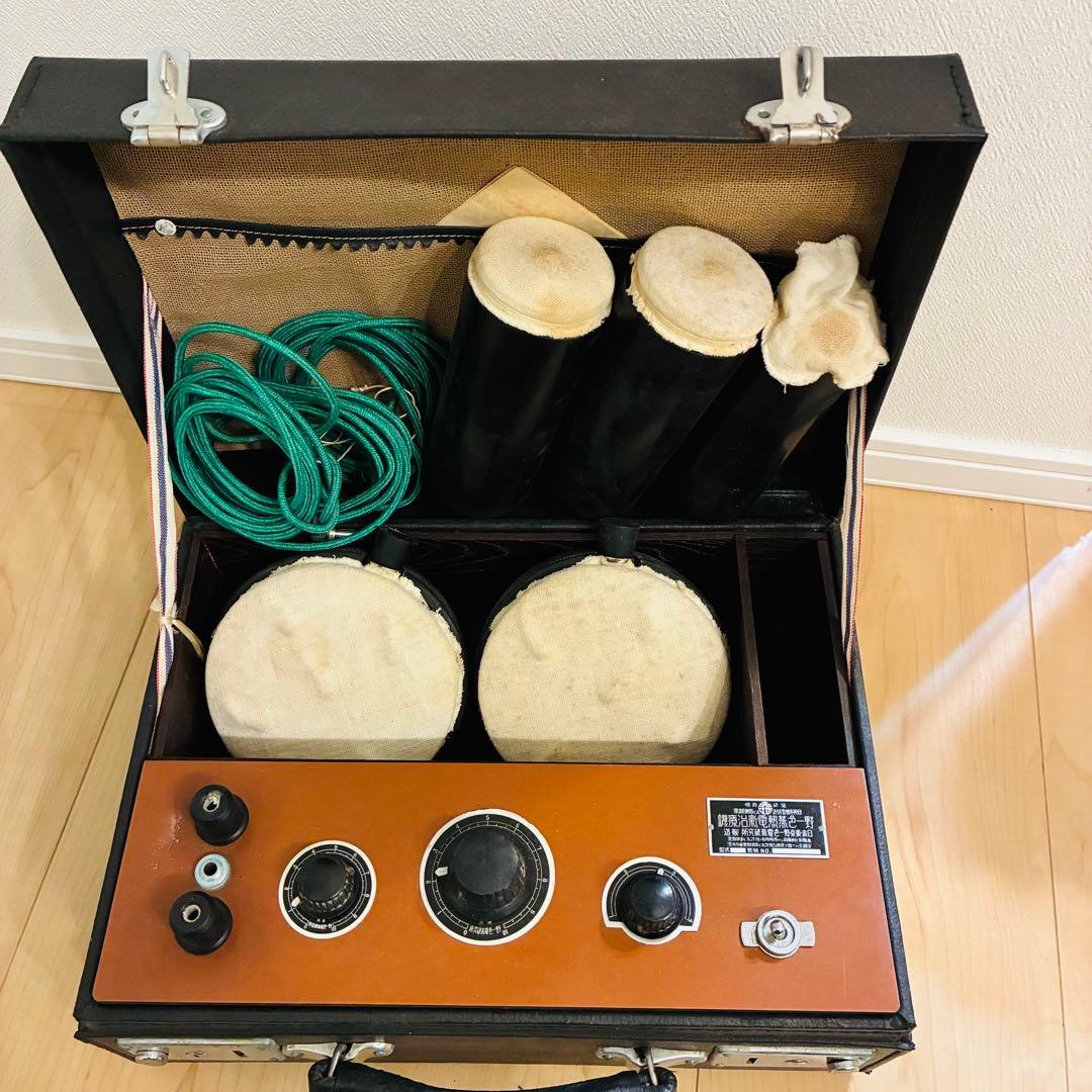 【アンティーク　骨董品】野一色蒸熱電気治療機