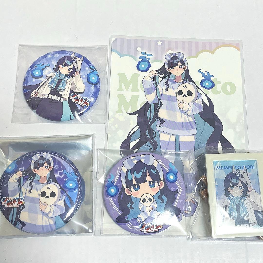 めめ村 めめんともり ポストカード アートフレーム 缶バッジ