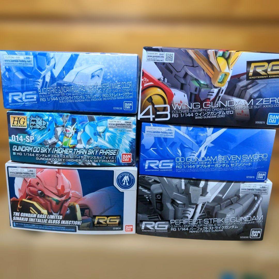 ガンプラ　まとめ売り　RG　HG　６点