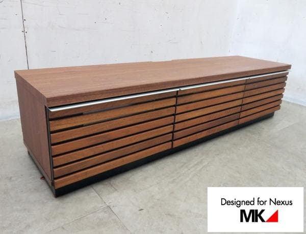 展示品■MKマエダ■ルーバーデザイン■テレビボード■ロータイプ■幅150㎝■