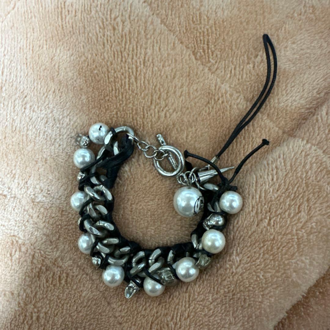 BIGBANG G-DRAGON パール メタルストラップブレスレット❣️