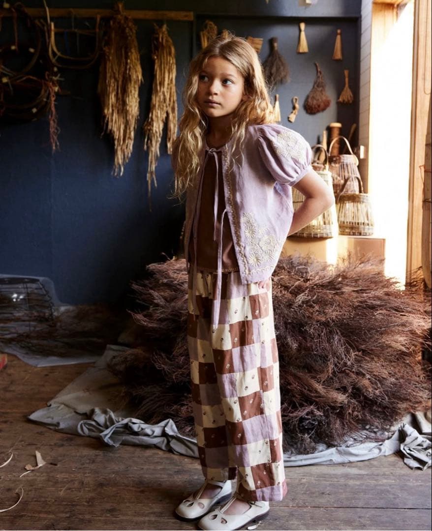 apolina パンツ　パッチワーク