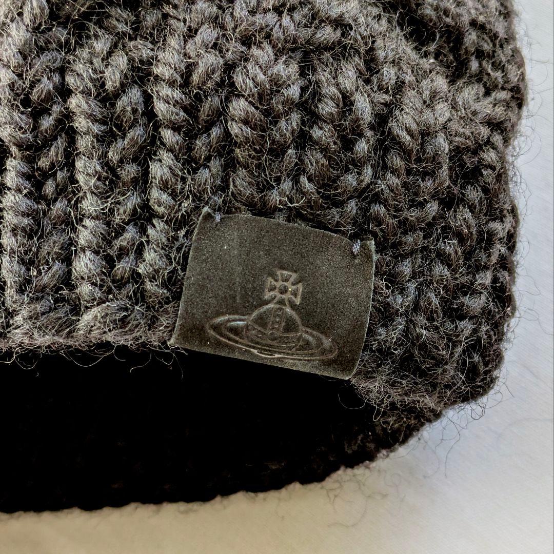 vivienne westwood 美品✨ 猫耳 ニット帽 ビーニー 黒