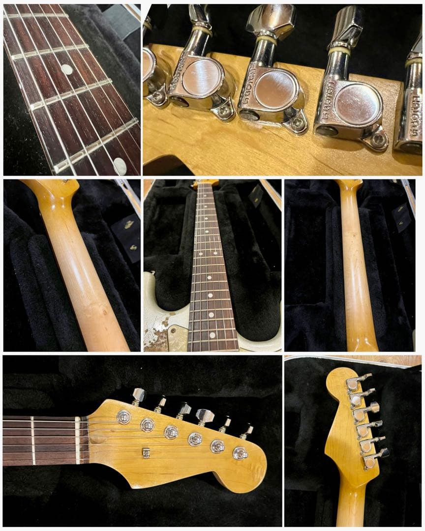 ハードレリック60sストラトタイプ/ アルニコミニハムバッカー/シルバートーン