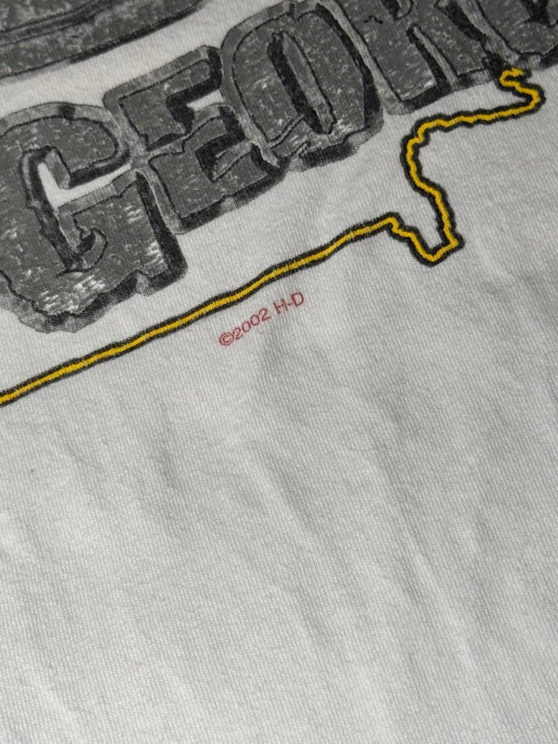 Harley-Davidson USA製 2002年 ホワイト 長袖Tシャツ