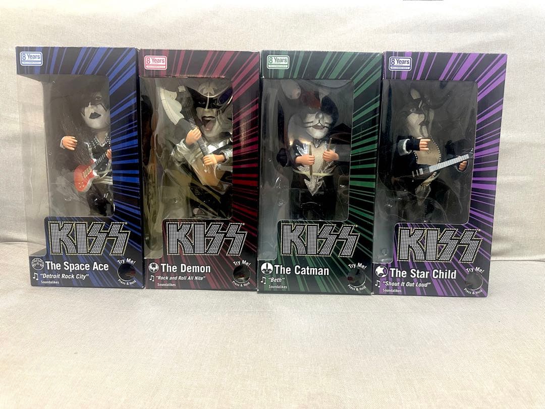 KISSフィギュアセット4体KISS Figures Soundalikes