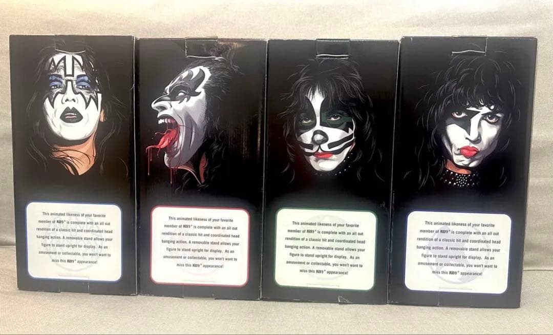 KISSフィギュアセット4体KISS Figures Soundalikes