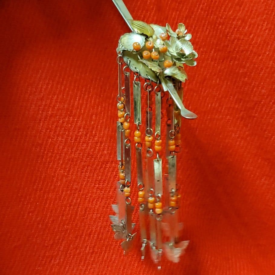 希少！レア！大振りビラ簪