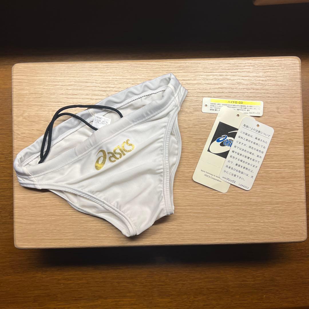 ASICS 競泳水着 ハイドロCD AMA55T 3Sサイズ ホワイト