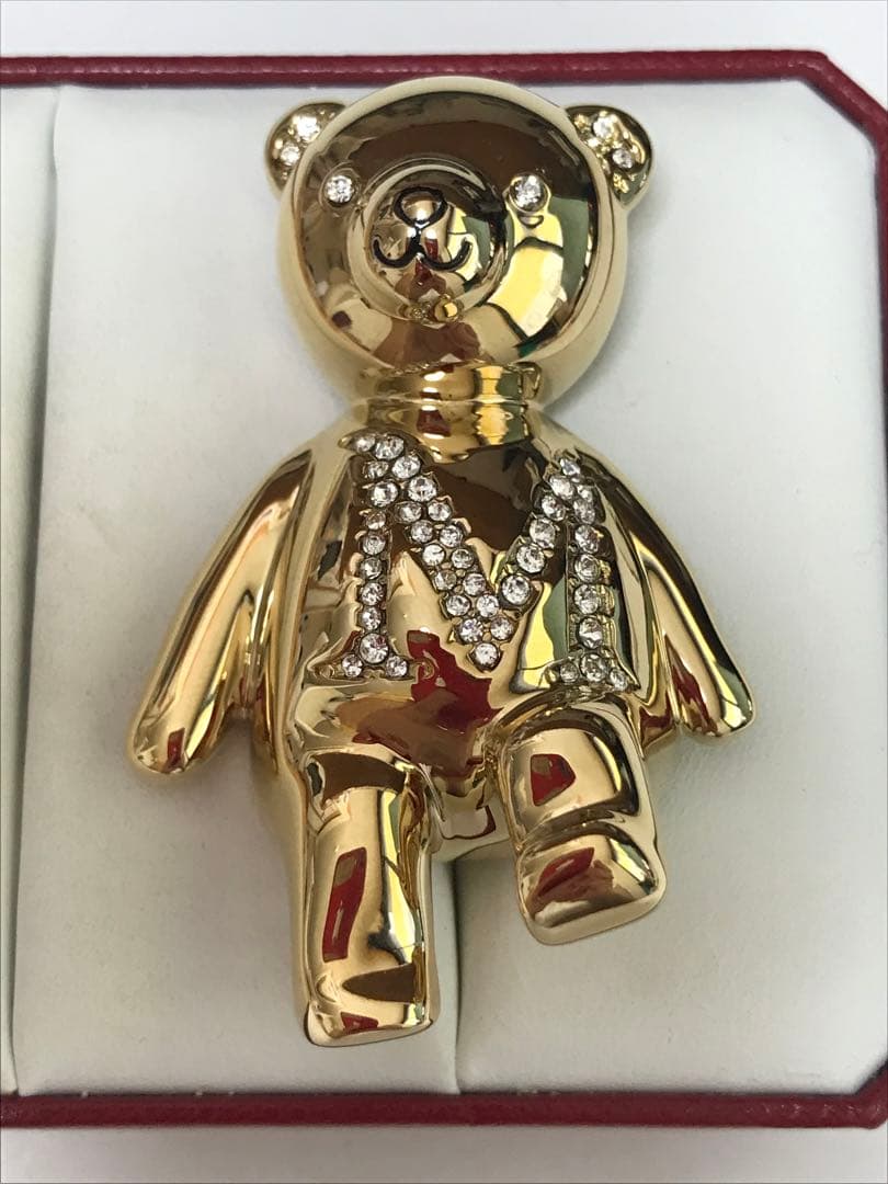 MaxMara ゴールド クマ ブローチ　I.1362