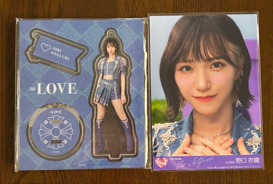 イコラブ 野口衣織 アクスタ 生写真 Be Selfish まとめ売り