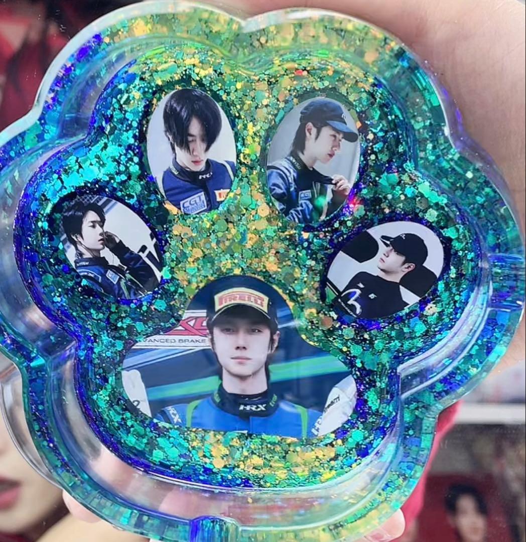 王一博 新作 ジャンボレジン猫肉球トレー 7点セット❣️確認用❣️