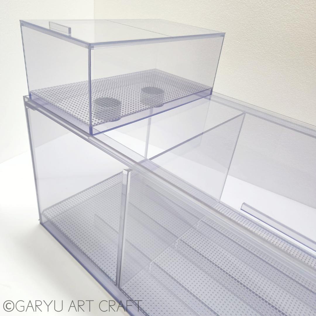 □大型3層式濾過槽□1200×400×400h□オーバーフロー水槽用□