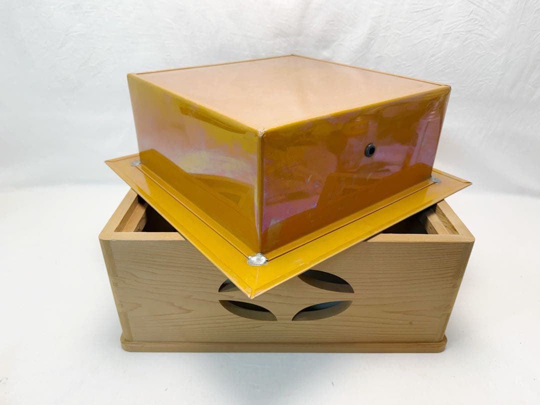 美品 茶道具 七宝透 置炉 磨入子 野々田電熱器 2点セット 元箱