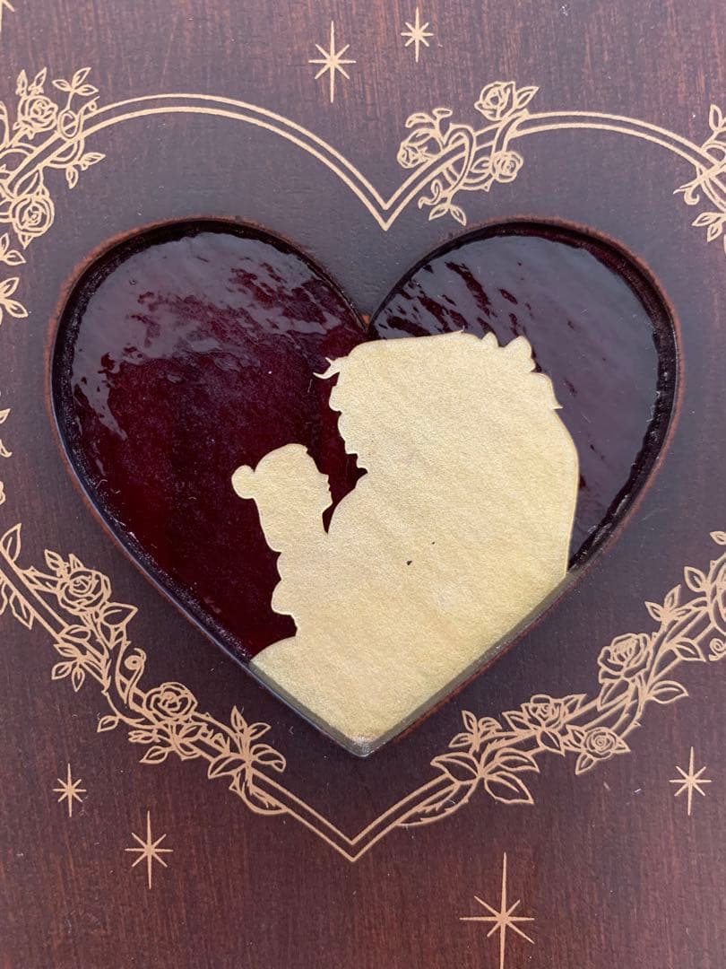 ディズニー 美女と野獣 ブック型 ジュエリーボックス