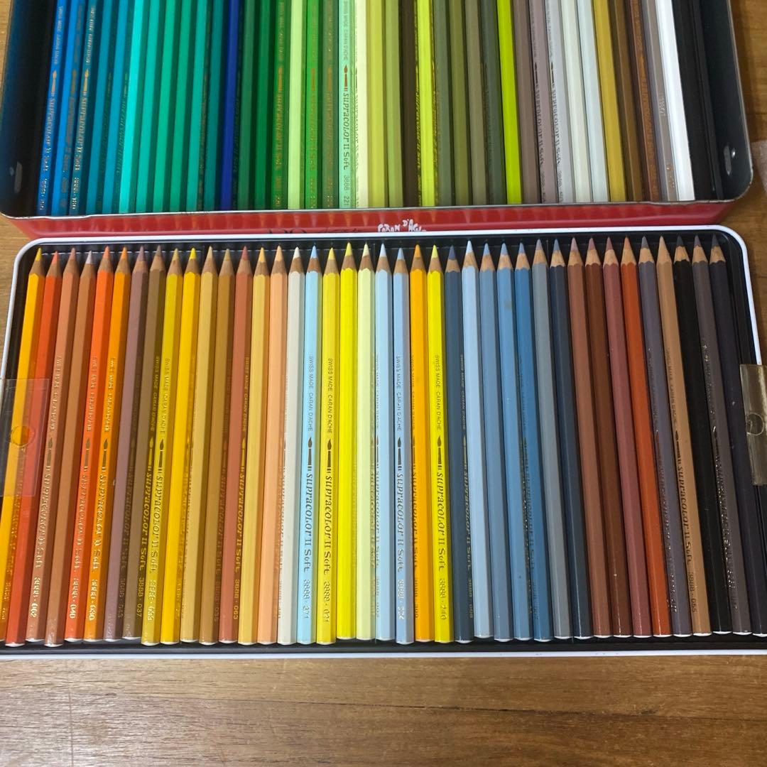 カランダッシュ 120色 スプラカラーソフト 水彩色鉛筆 スイス製