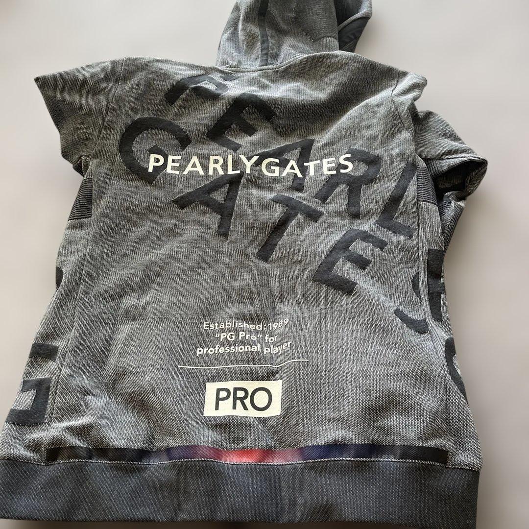 PEARLY GATES フード付きジャケット グレー