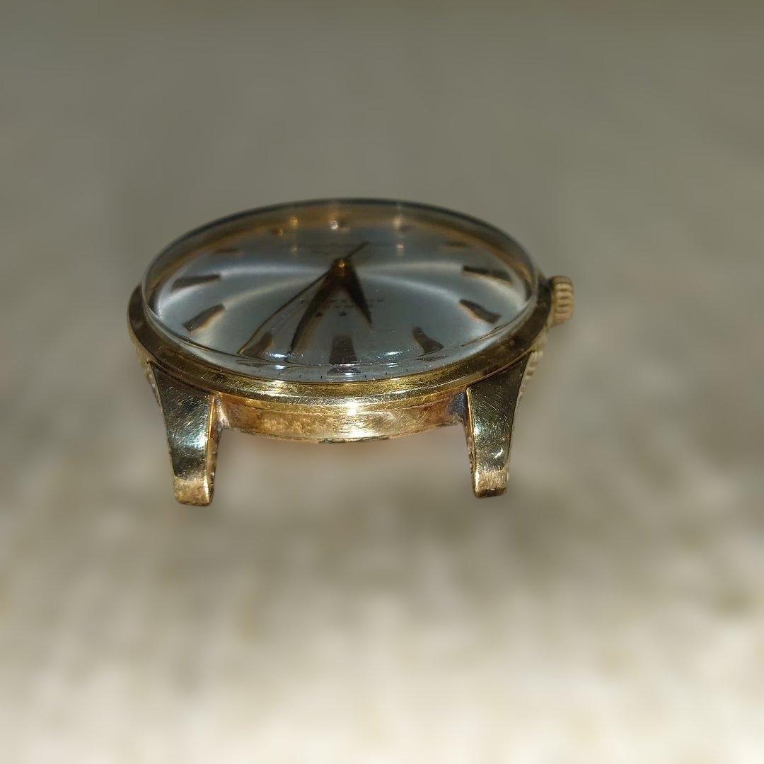 送料無料 シチズン スーパーデラックス25石 14K金張り 手巻き 稼働 ケース