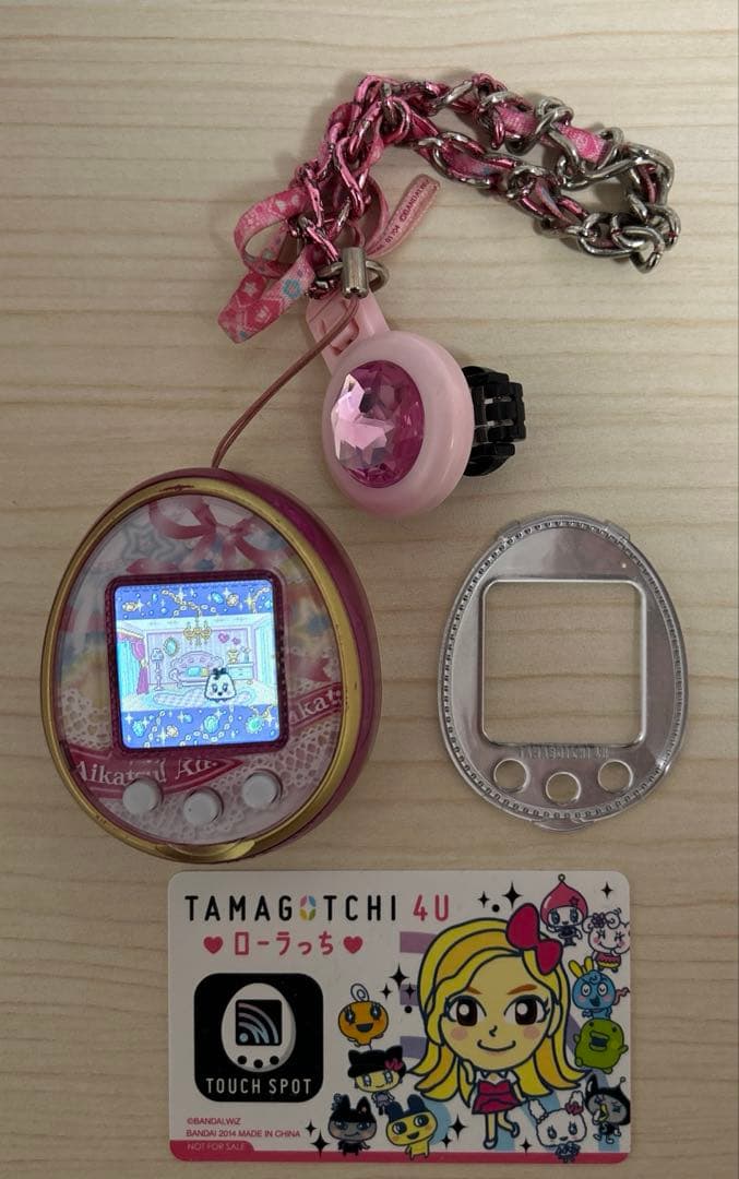 たまごっち4U 本体 ピンク アイカツカバー