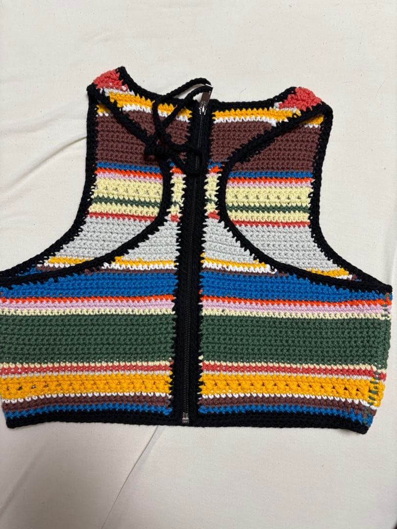 GANNI マルチカラー ストライプ タンクトップ