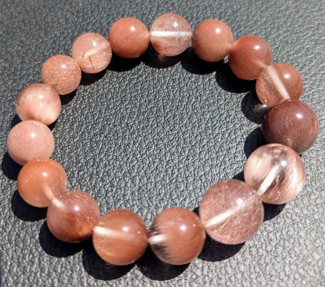 期間限定値下げ【極美・レア】サゲニティッククォーツ グラデーションブレスレット