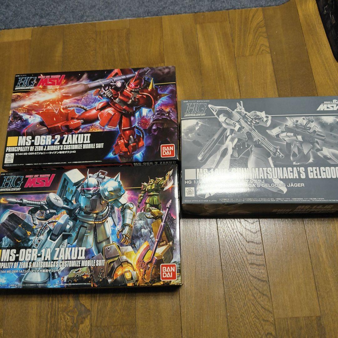 【新品未組立】HG シンマツナガ専用ザク ゲルググJ ジョニーライデン専用ザク