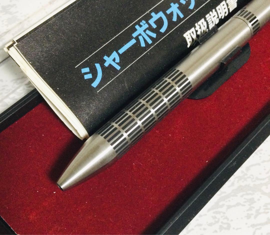 蝕刻 ゼブラ シャーボ 2Cウォッチ 2色ボールペン デジタル時計 取説付き