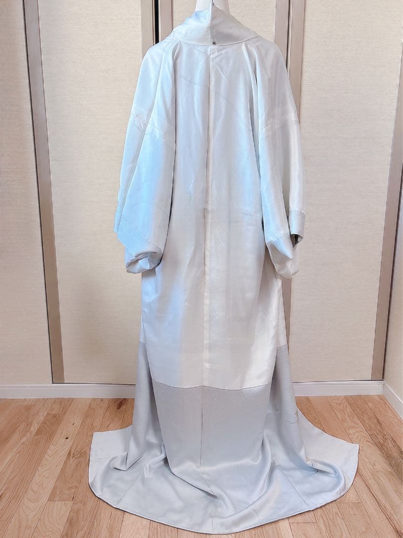 美品　訪問着　フルセット 本加賀友禅 裄66 葡萄 卒業式　入学式　M グレー