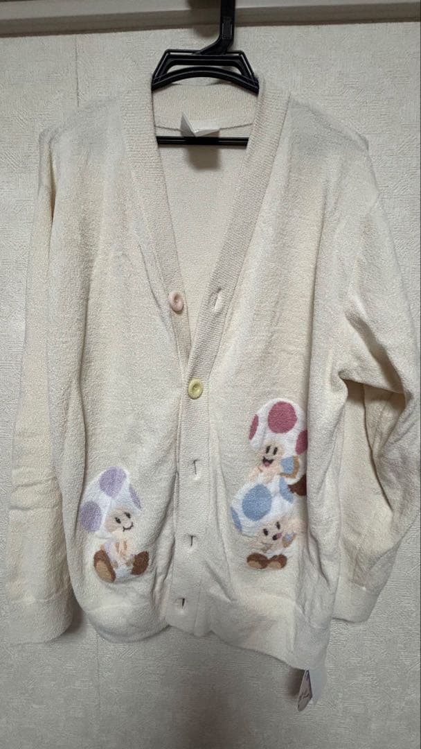 ジェラートピケ　マリオコラボ　カーディガン