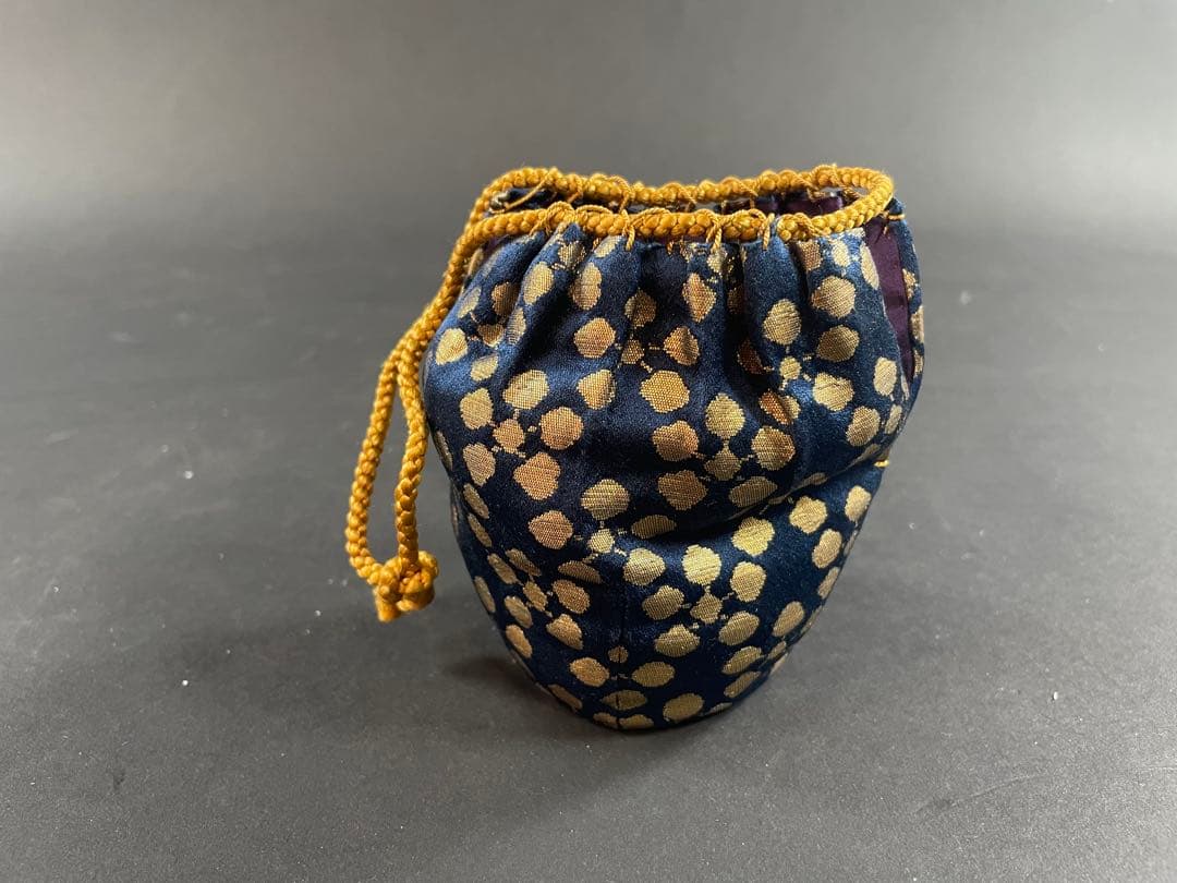 15 最終値下げ　原田陶月 備前 共箱 共布 茶入 仕服