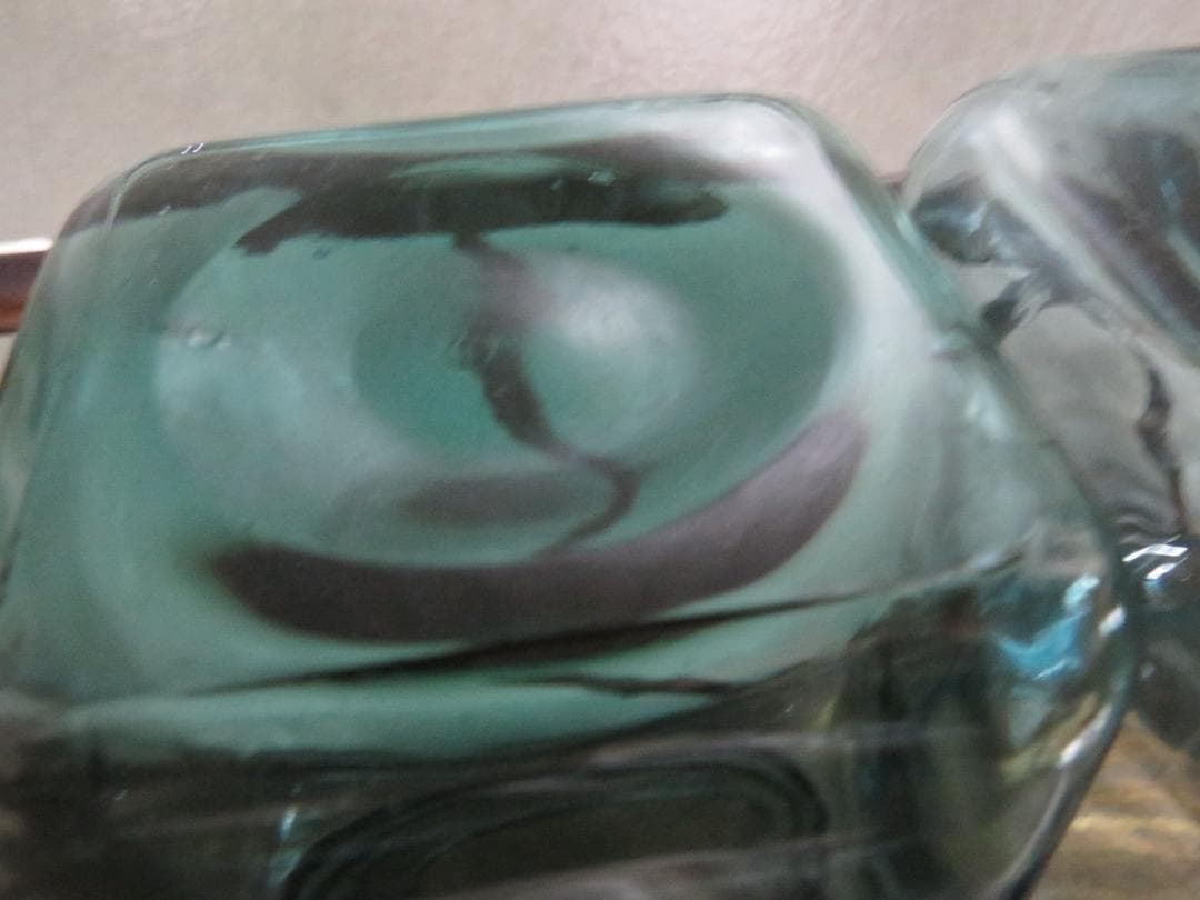 ◆392◆【昭和レトロ】蓋付ガラス瓶3個セットレトロ瓶 飴屋瓶 アルミ蓋