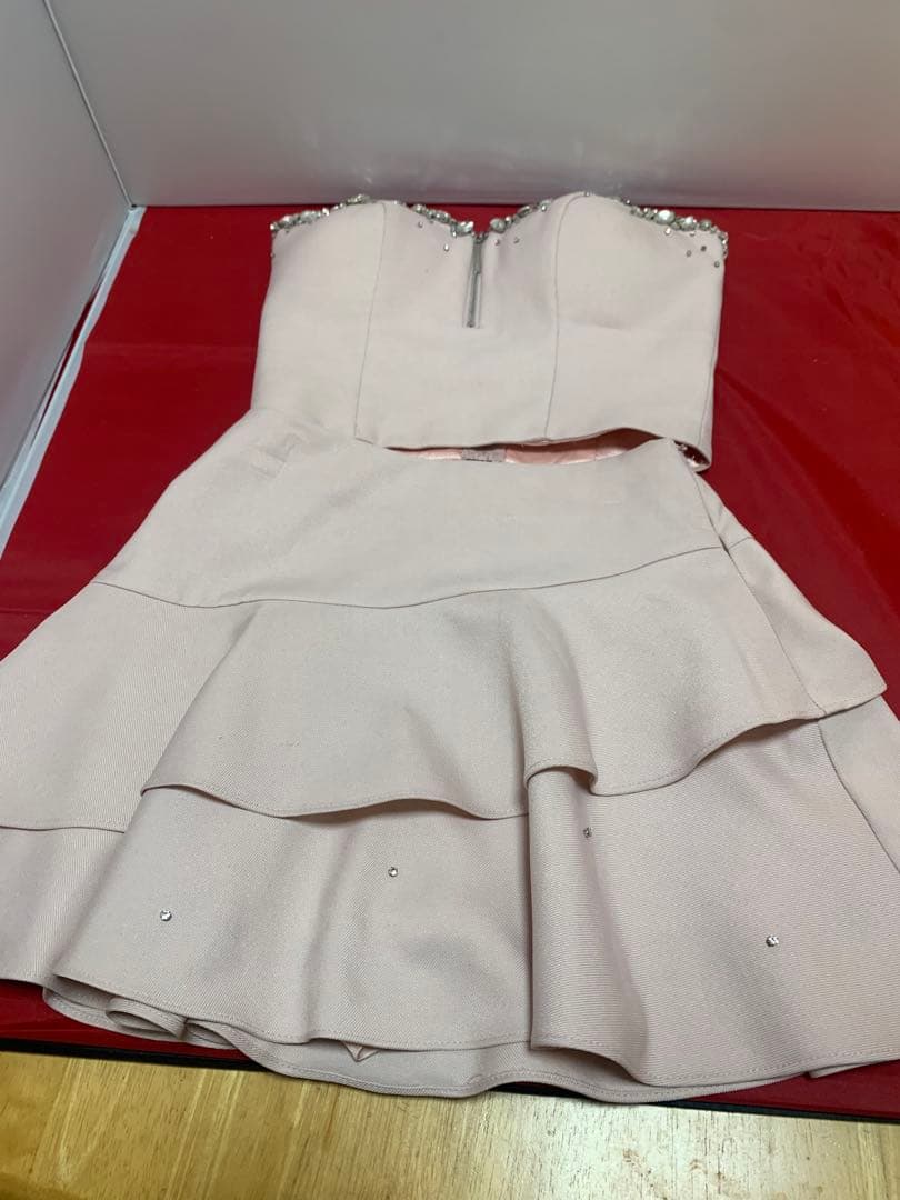 ROBE de FLEURS ピンクコルセットセット S